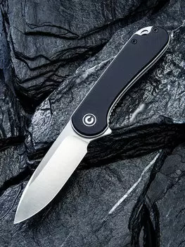 Складной нож CIVIVI Elementum, сталь D2, Black G10