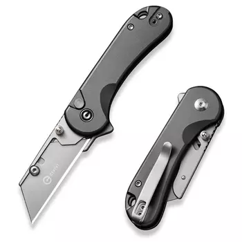 Складной нож CIVIVI Elementum Utility, сталь 6Cr13 , рукоять алюминий, серый