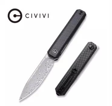 Складной нож CIVIVI Exarch, сталь Damascus, Black G10