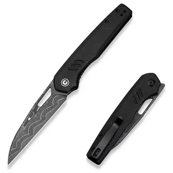 Складной нож CIVIVI Guile, сталь Damascus, рукоять микарта