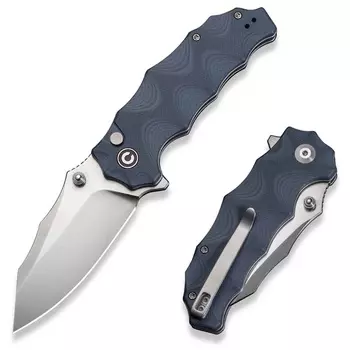 Складной нож CIVIVI Natterjack, сталь 14C28N, рукоять G10, синий