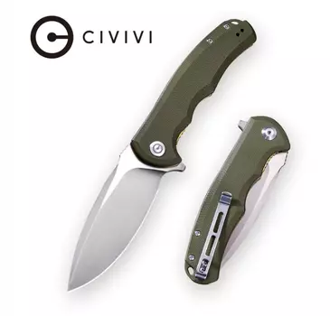 Складной нож CIVIVI Praxis, сталь 9Cr18MoV, Green G10