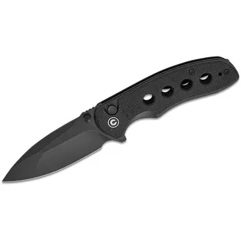 Складной нож CIVIVI Triptych blackwash сталь 14C28N, рукоять Black G10