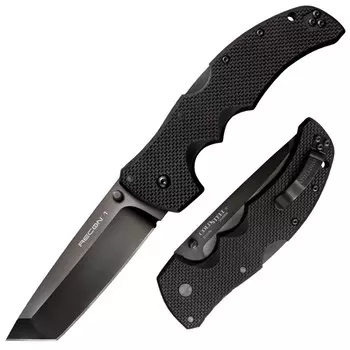 Нож складной Cold Steel Recon 1 Tanto, сталь CPM-S35VN, рукоять G10, черный
