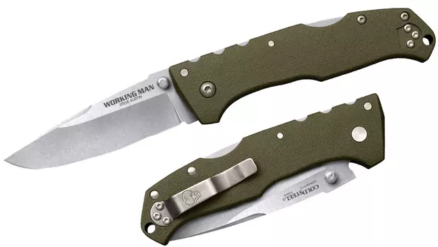 Складной нож Cold Steel Working Man 54NVG, сталь 4116, рукоять пластик