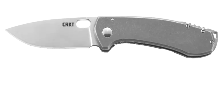 Складной нож CRKT Amicus, сталь 8Cr13MOV, рукоять нержавеющая сталь