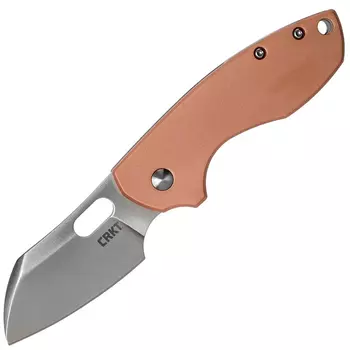 Складной нож CRKT Pilar copper, сталь 8Cr13MoV, рукоять медь/сталь