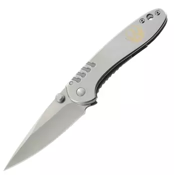 Складной нож CRKT R2801 Ruger Knives Over-Bore™, сталь 8Cr13MoV, рукоять нержавеющая сталь