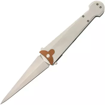 Складной нож Daggerr Cinquedea, сталь VG-10, рукоять G10 белый