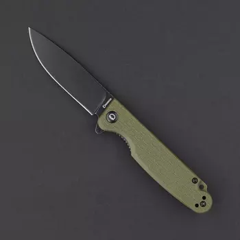 Складной нож Daggerr Dopey olive BW DL, сталь 8Cr14MoV, рукоять FRN