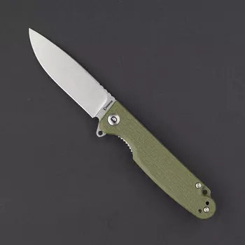 Складной нож Daggerr Dopey olive SW DL, сталь 8Cr14MoV, рукоять FRN