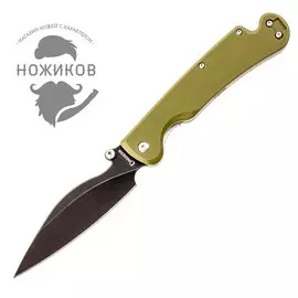 Складной нож Daggerr Pelican Olive, рукоять G10, сталь D2