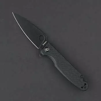Складной нож Daggerr Piranha all black DL, сталь 8Cr14MoV, рукоять FRN