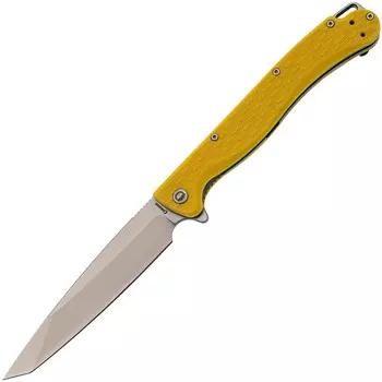 Складной нож Daggerr Shogun, сталь 8Cr14MoV, рукоять FRN, желтый