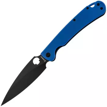 Складной нож Daggerr Sting XL Blue BW DLC, сталь D2, рукоять G10