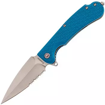 Складной нож Daggerr Urban 2 Blue SW Serrated, сталь 8Cr14MoV, рукоять FRN