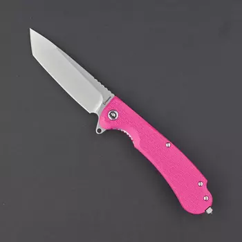 Складной нож Daggerr Yakuza SW, сталь 8Cr14MoV, рукоять FRN, розовый