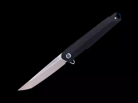 Складной нож Dr.Tech W3395B, сталь D2, рукоять G10, черный