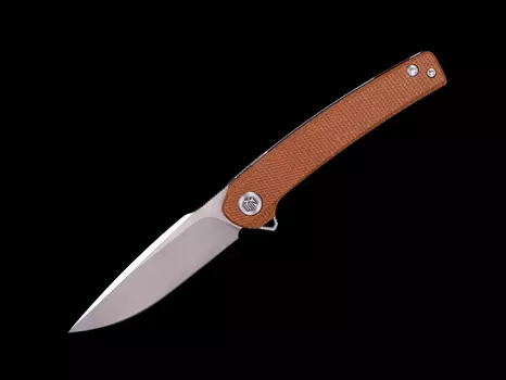 Складной нож Dr.Tech W3613MO, сталь D2, рукоять микарта, оранжевый