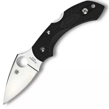 Складной нож Dragonfly 2 - Spyderco 28PBK2, сталь VG-10 Satin Plain, рукоять термопластик FRN чёрный