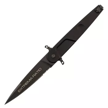 Складной нож Extrema Ratio BD4 LUCKY BLACK, сталь N690, рукоять чёрный алюминий