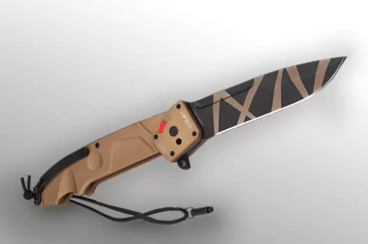 Складной нож Extrema Ratio HF2 D DESERT WARFARE, сталь Bhler N690, рукоять алюминий