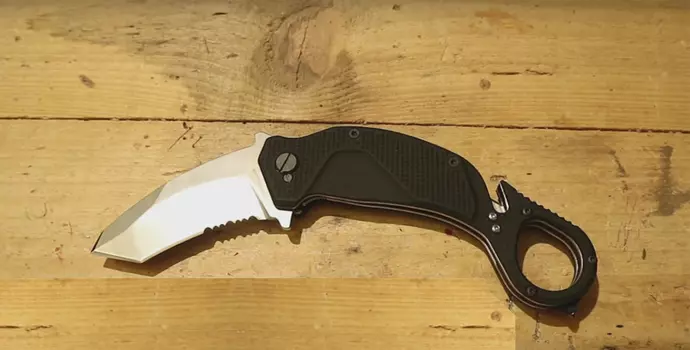 Складной нож Extrema Ratio Nightmare Stonewash, сталь Bhler N690, рукоять алюминий