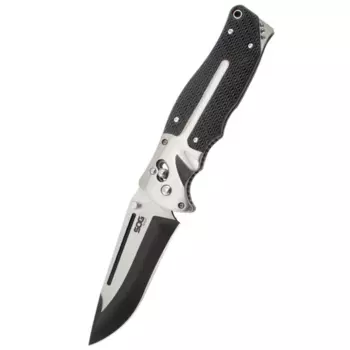 Складной нож FatCat Limited Edition - SOG FC01, сталь VG-10, рукоять Kraton® (резина)