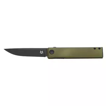 Складной нож Fox Chnops, сталь becut, рукоять алюминий, зеленый