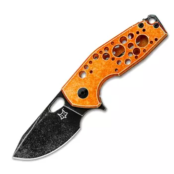 Складной нож Fox Suru, сталь N690, рукоять 6061 T-6 Aluminium, оранжевый