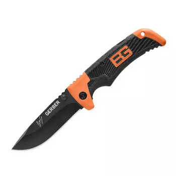 Складной нож Gerber Bear Grylls Scout Drop Point Black, сталь 7Cr17MoV, рукоять полиамид