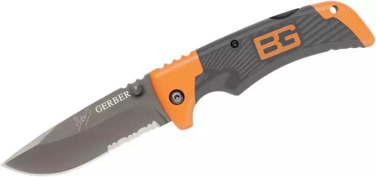 Складной нож Gerber Bear Grylls Scout, сталь 7Cr17MoV, рукоять термопластик GRN