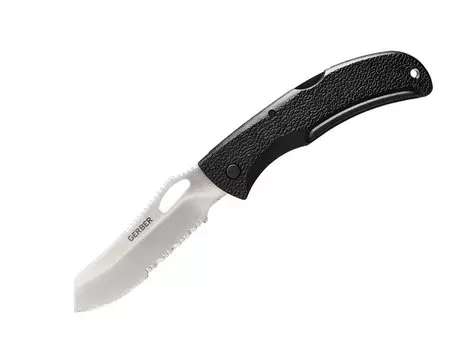 Складной нож Gerber E-Z Out Satin, сталь CPM-S30V, рукоять термопластик GRN