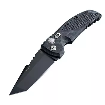 Складной нож Hogue EX-01 Auto Tanto, сталь 154CM, рукоять стеклотекстолит G-Mascus®, черный