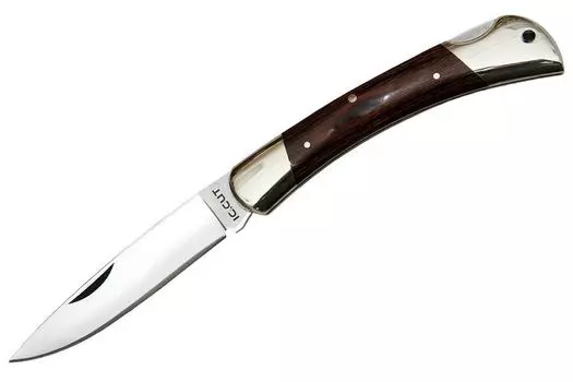 Складной нож IC CUT, Американский лось, 48#10100WP, сталь AUS6, pakka wood