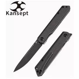 Складной нож Kansept knives Prickle, сталь S35VN, Carbon