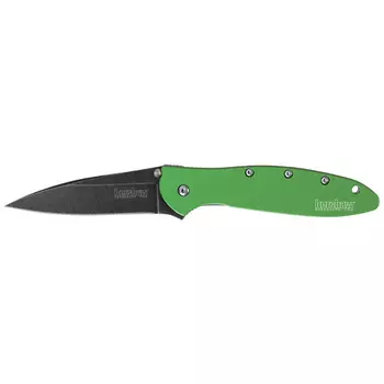 Складной нож Kershaw Leek 1660LIMEBW, сталь 14C28N, рукоять алюминий