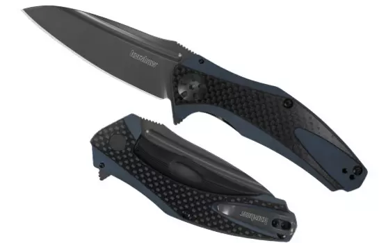 Складной нож Kershaw Natrix Blue/Gray K7007CF, сталь 8Cr13MoV, рукоять G10/карбон