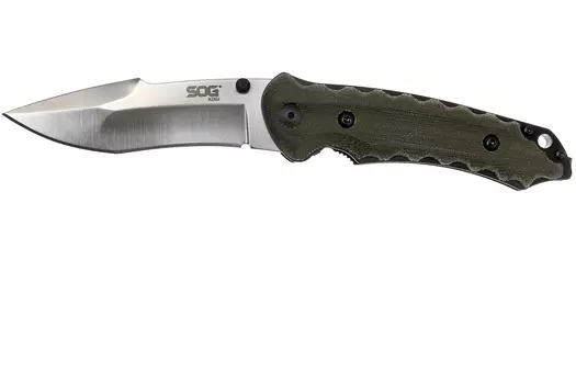Складной нож Kiku Small - SOG KU1001, сталь AUS-8 Satin Finish, рукоять микарта