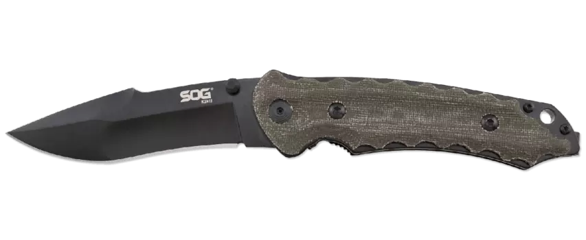 Складной нож Kiku Small - SOG KU1002, сталь AUS-8 TiNi, рукоять микарта