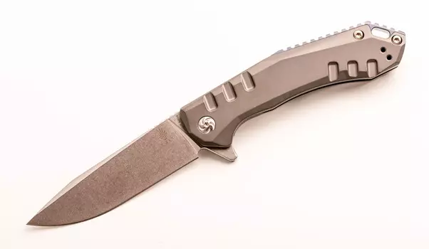 Складной нож Kizer Basalt, сталь CPM-S35VN, рукоять титан
