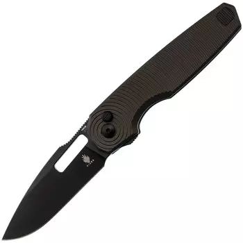 Складной нож Kizer Dogfish, сталь 154CM, рукоять алюминий, черный