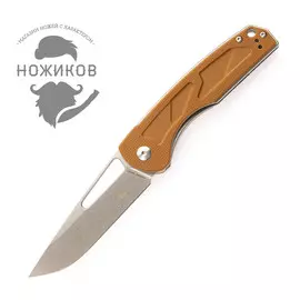 Складной нож Kizer Yukon, сталь N690, рукоять G-10, оранжевый