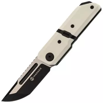 Складной нож Maxace Capsule-2, сталь 10CR15COMOV, рукоять G10, белый