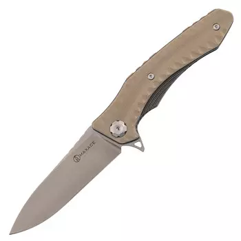 Складной нож Maxace Zealot Tan, сталь K110, G10