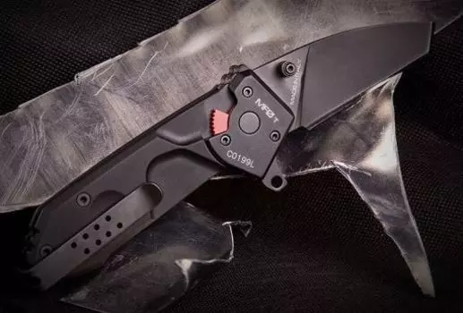 Складной нож MF0 Tanto Black, сталь Bhler N690, рукоять алюминий