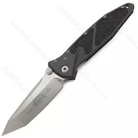 Складной нож Microtech SOCOM ELITE TANTO, сталь CTS-204P, рукоять черный алюминий, stonewash