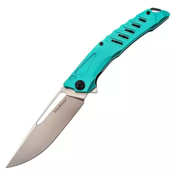 Складной нож Nimo Knives Blue, сталь D2, алюминий