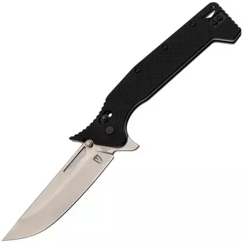 Складной нож Obertech ns-02 Normal straight, сталь VG-10, рукоять G10, черный