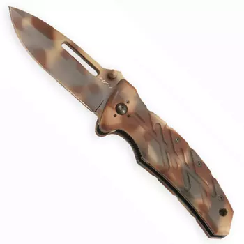 Нож складной Ontario XM-1D Extreme Military Camo, сталь Bohler N690, рукоять алюминий, камуфляж